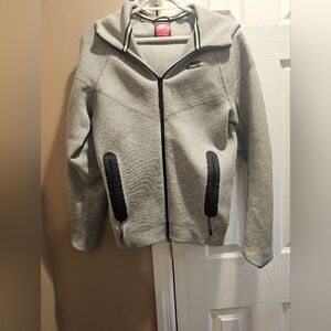 Nike Heather Gray Full-Zip Jacket